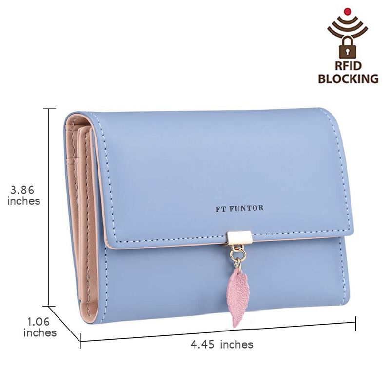 Billetera Ft Funtor Para Mujer De 19 cm, Rfid, ... image number null