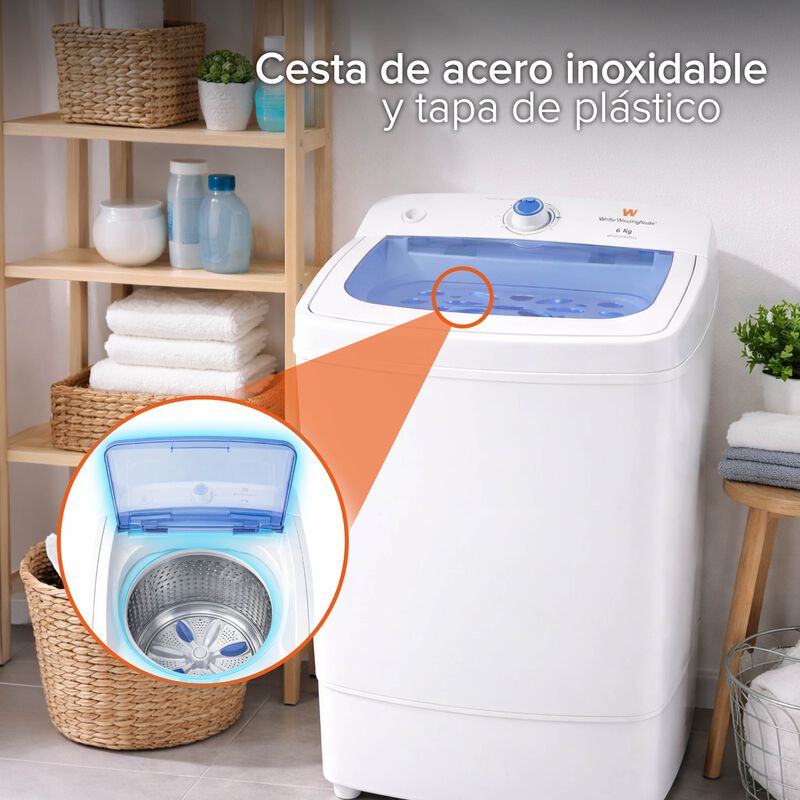 White Westinghouse  Secadora Centr&iacute;fuga 6 Kg  C... image number null
