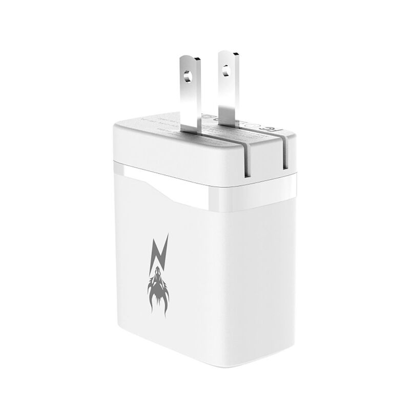 Cargador Ac Ampnergy Dual Usb-c Usb-a 30w Blanc... image number null