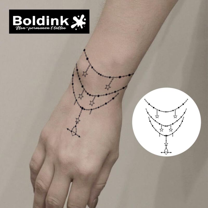 Tatuaje Temporal Boldink Realista Impermeable E... image number null