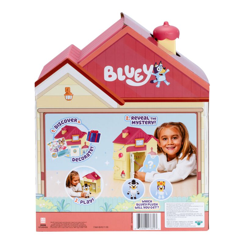 Peluche Play Date Surprise Bluey Con Pegatinas ... image number null