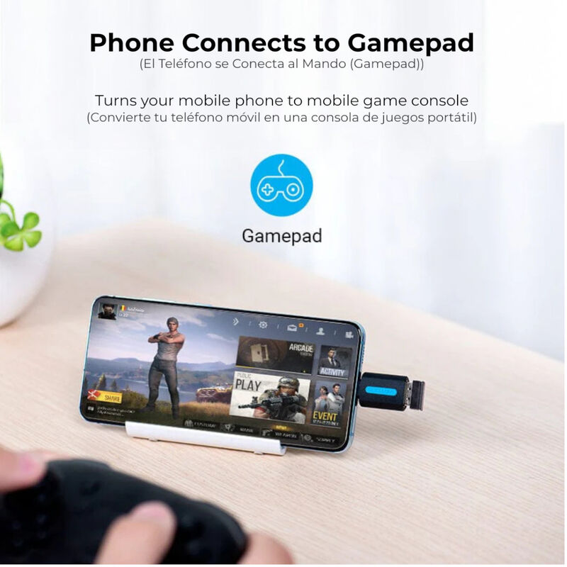 Adaptador OTG USB-C a USB-A 3.0 VENTION CDUB0 image number null