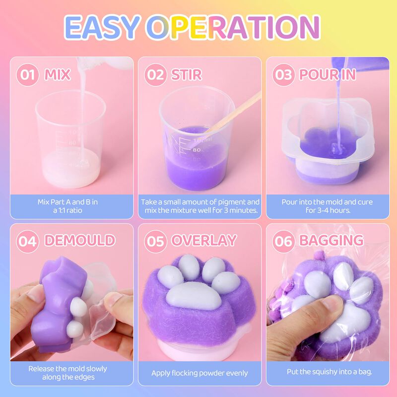 Kit Para Hacer Squishies Heckles Diy Taba Con 5... image number null