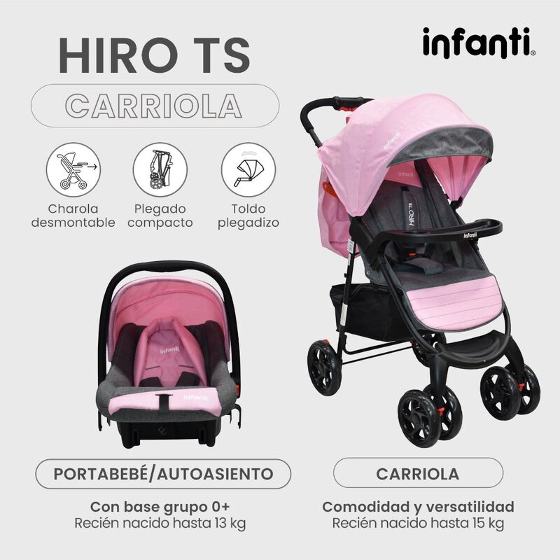 Carriola Para Beb&eacute; Travel System Hiro image number null