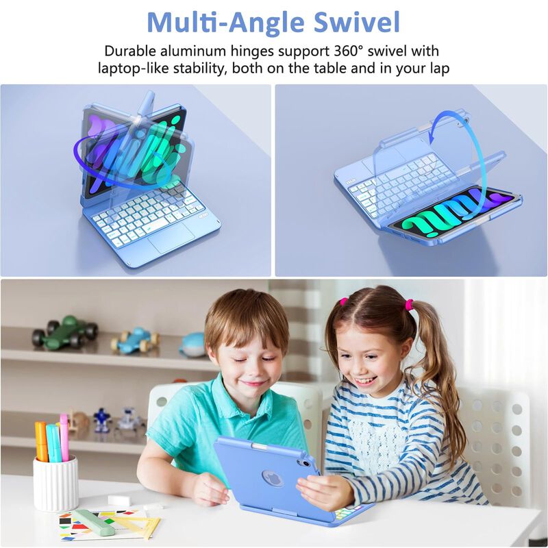 Funda Con Teclado Fuwang Touchpad Para Ipad Min... image number null