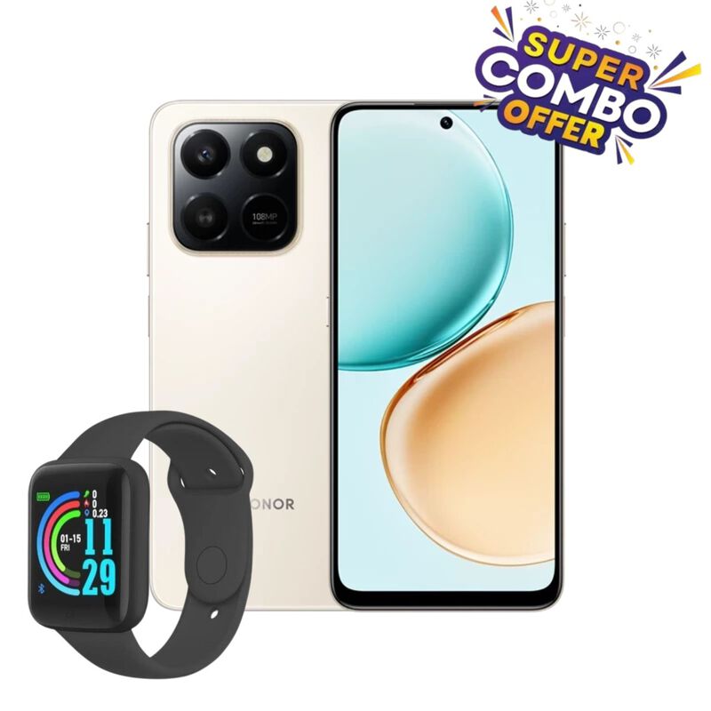 Honor X7D 128GB/8RAM Oro + Smartwatch image number null