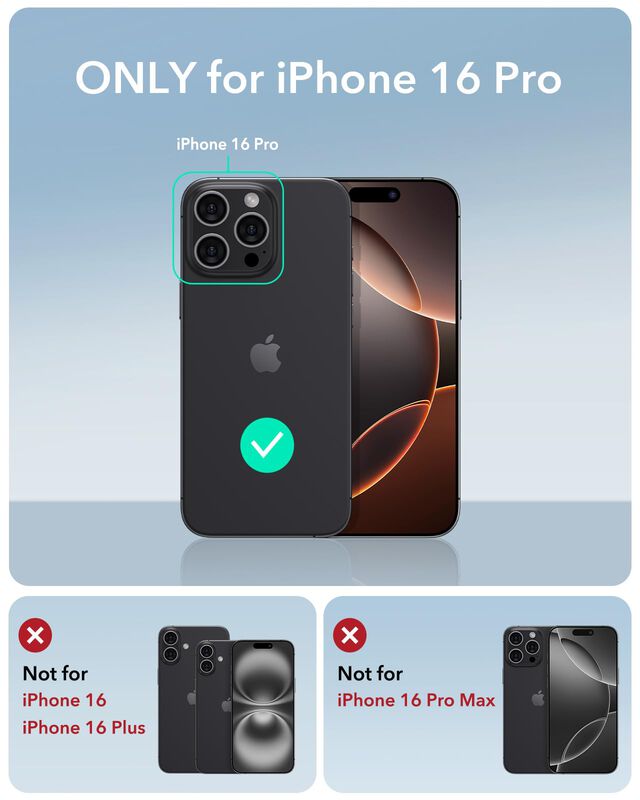 Funda De Tel&eacute;fono Esr Para Iphone 16 Pro Con Co... image number null