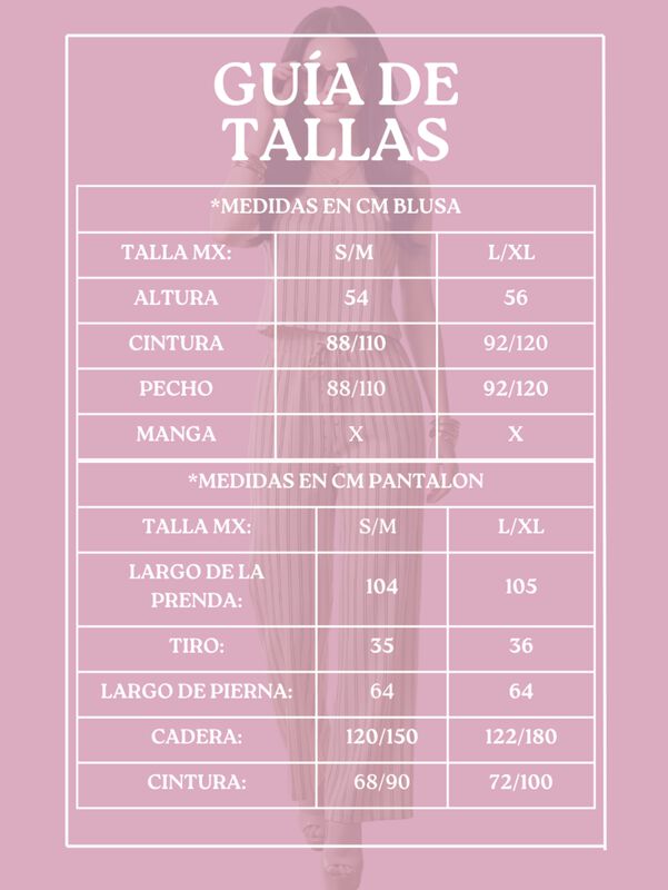 Conjunto 2 Piezas Rayado Top De Tirantes Y Pant... image number null