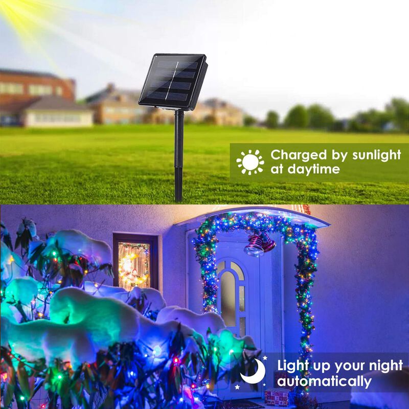 Luces Solares De Navidad En Cadena Bhclight Paq... image number null