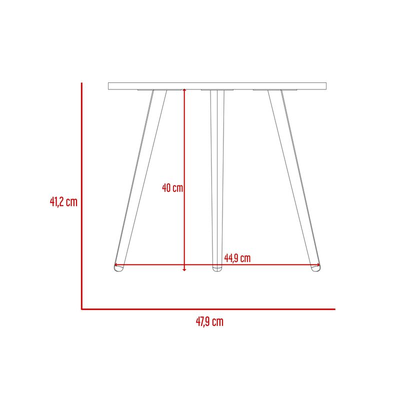 Mesa De Centro Zohi Wengue Virtual Muebles image number null