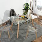 Mesa de Comedor Rectangular Cristal para 4 o 6 Personas FurnitureR