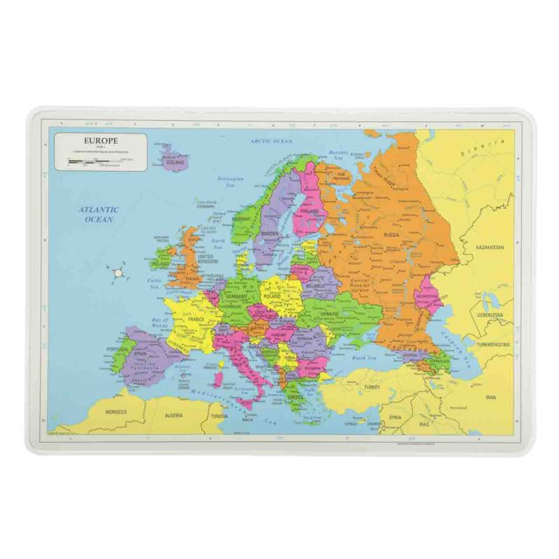 Mantel Individual Painless Learning Europe Map ... image number null