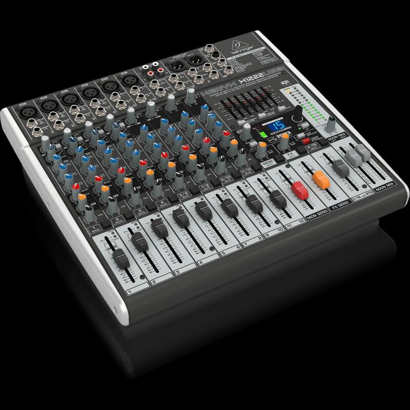 Behringer x1222USB Mezcladora 12 Canales Interf... image number null