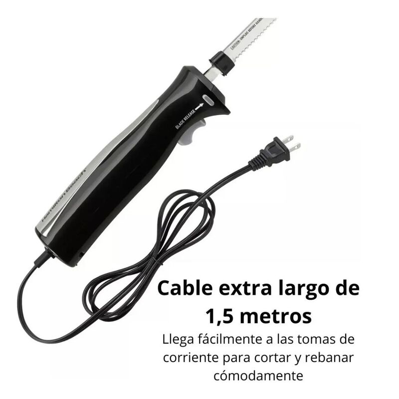 Cuchillo El&eacute;ctrico Hamilton Beach Carne Y Aves ... image number null