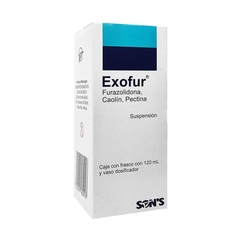 Exofur Furazolidona, Caolin, Pectina Suspensi&oacute;n... image number null