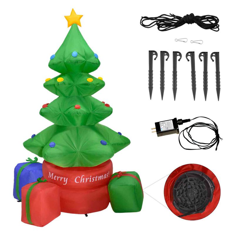 Inflable Navidad Arbol Giratorio 360° 2.2m Deco... image number null