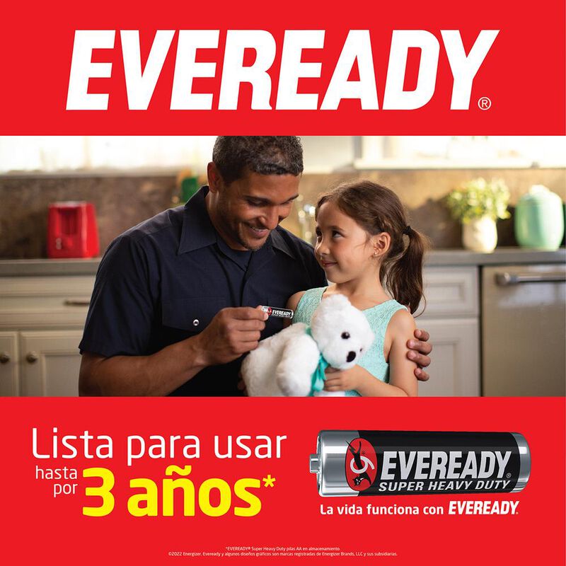 Pila Eveready Carbón Zinc C Blister 2 Unidades image number null
