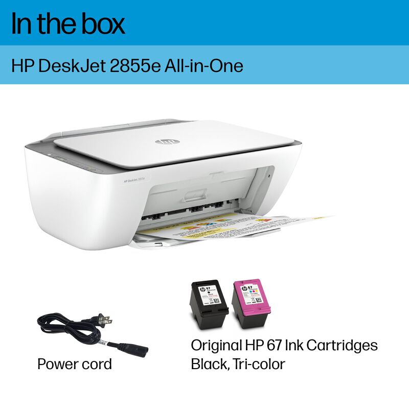 Impresora Hp Deskjet 2855e Inal&aacute;mbrica Multifun... image number null