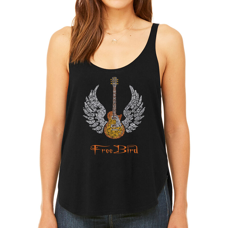 Tank Top Holgado Word Art Para Mujer - Letra de... image number null