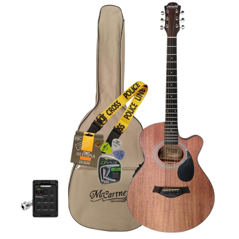 McCartney QA66 Guitarra Electroacústica con Acc... image number null