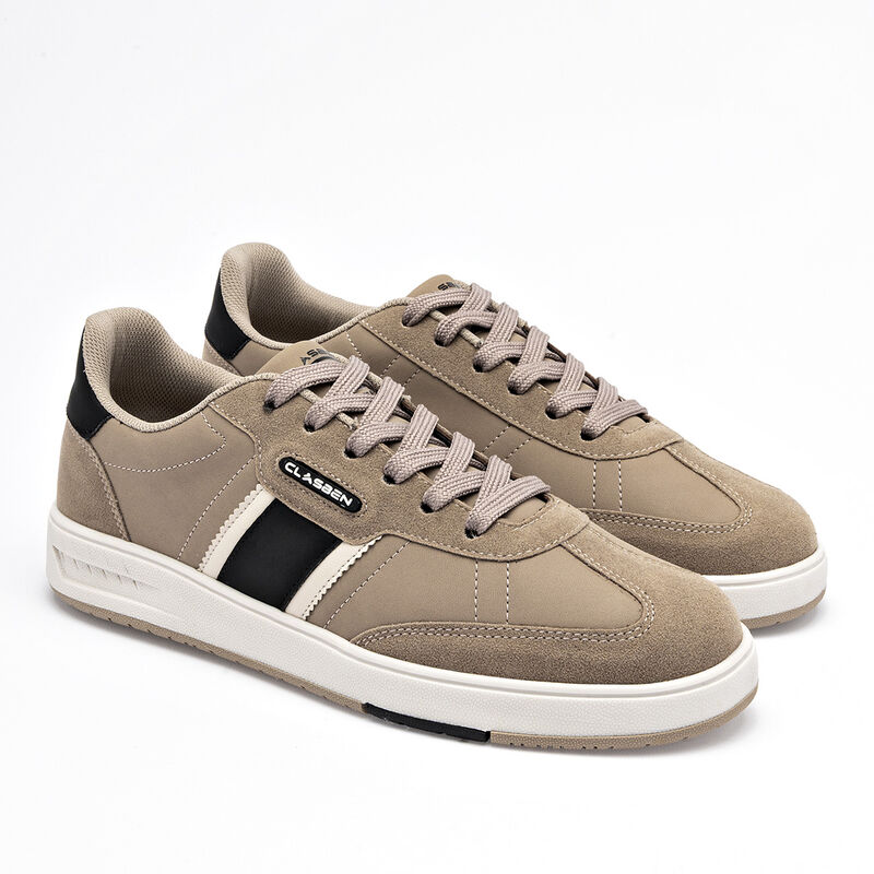 Clasben tenis para hombre beige negro cod 14118... image number null