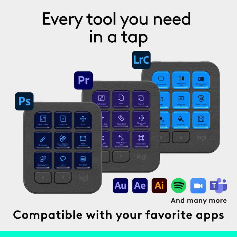 Creative Console Logitech Mx Con Adobe Creative... image number null