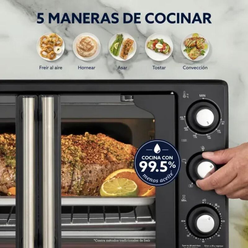 Horno El&eacute;ctrico Con Freidora De Aire Oster 25 L... image number null