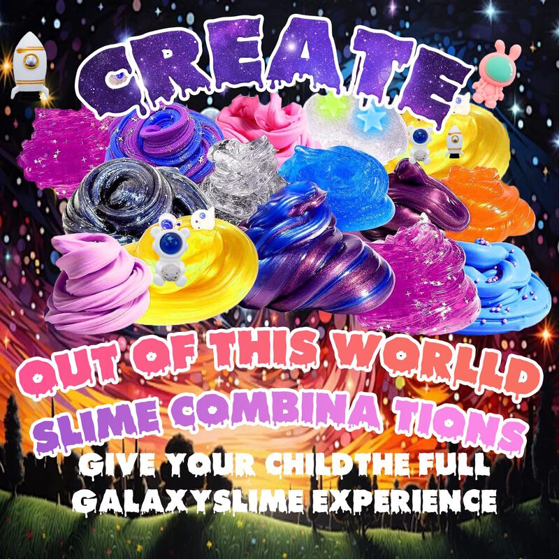 Slime Kit Funewest Mini Galaxy Con Pegatinas Qu... image number null