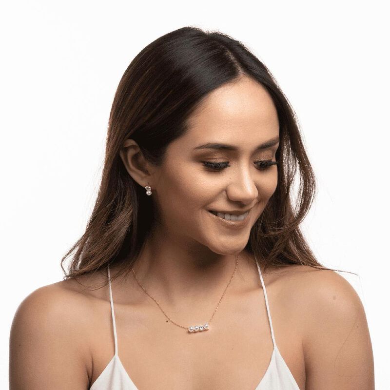 Joyer&iacute;a Mujer Oro 18k Fina, Set Collar Aretes P... image number null