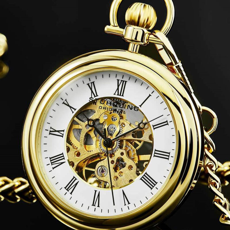 Reloj Stuhrling de bolsillo para hombre 6053.33... image number null