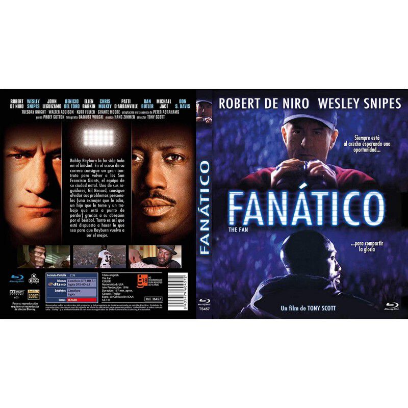 Fan&aacute;tico Bd 1996 The Fan [blu-ray] image number null
