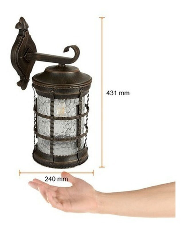 Farol Exterior Sobreponer, 20 W, Base E27, Tecn... image number null