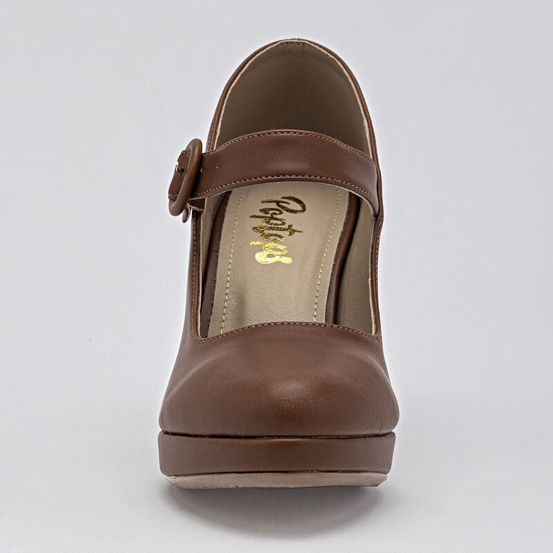 Poptops zapatilla para mujer  camel cod 140773-... image number null