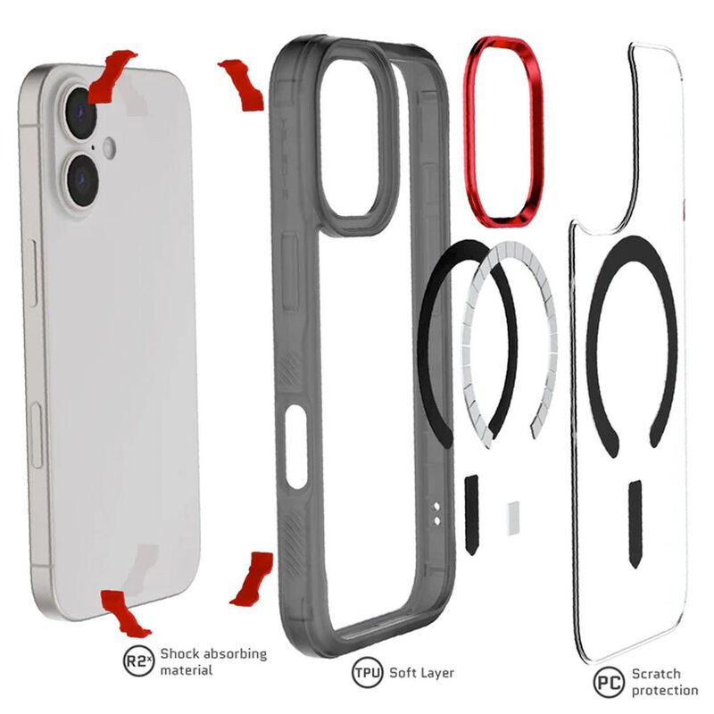 Funda Case GHOSTEK Covert Mag para iPhone 17 Hu... image number null