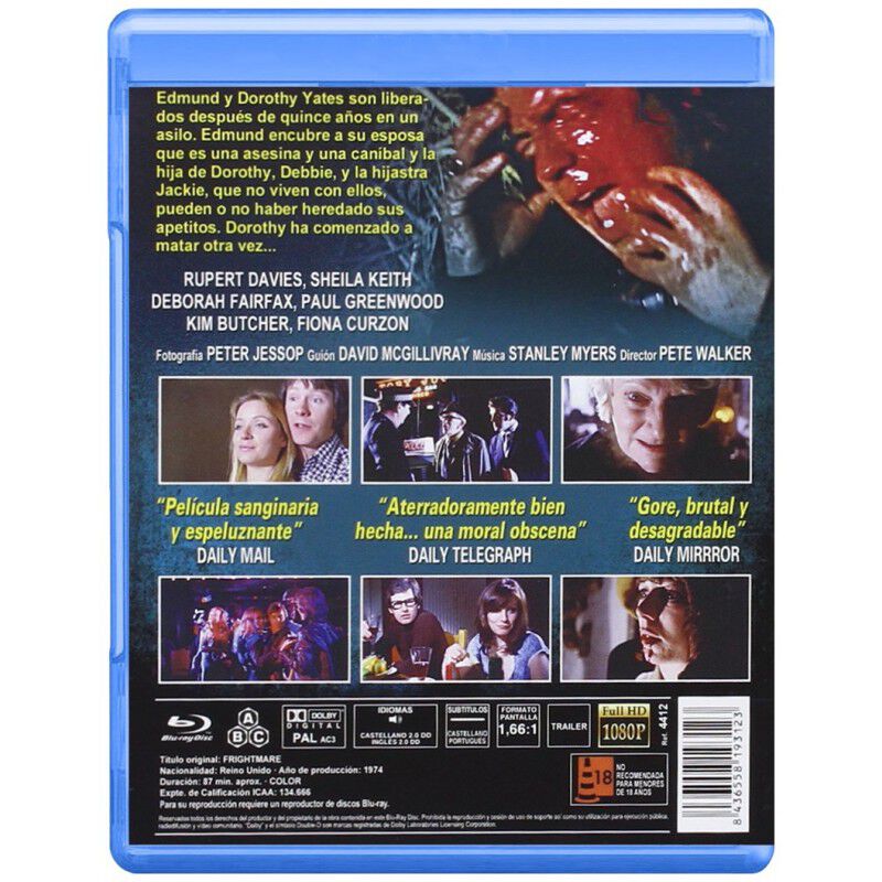 Terror Sin Habla [blu-ray] (1973, 1974) Frightm... image number null