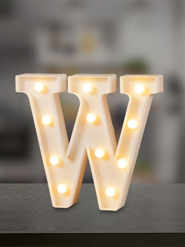 Letra Decorativa Led Blanca Bluelander image number null