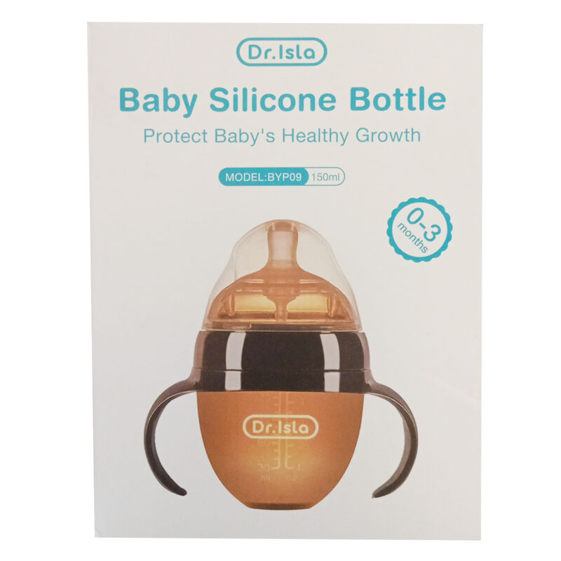 Biber&oacute;n Silicona Dr Isla Con Asas 0-3m 150ml 1p... image number null