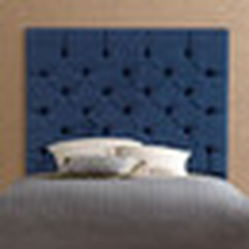 Cabecera Queen Size Dicasa Capri Azul Marino image number null