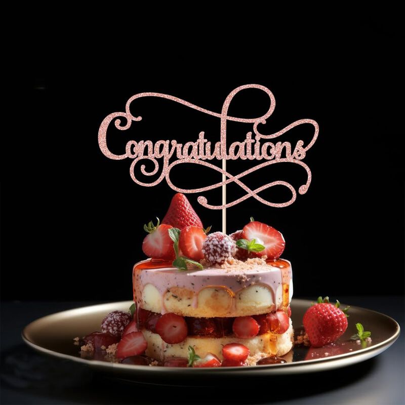 Adorno Para Pastel Crseniny Felicitaciones 2026... image number null