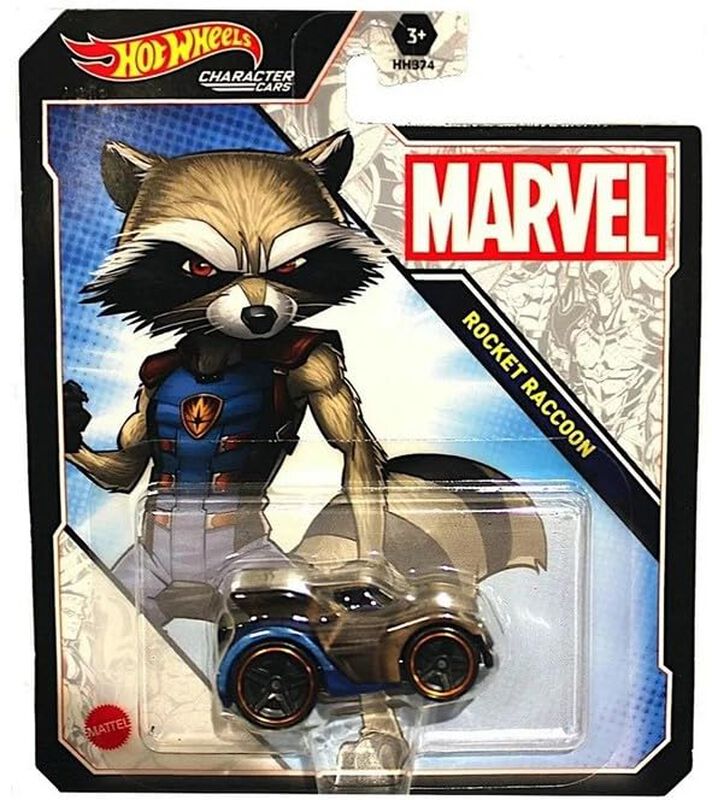 Toy Hot Wheels Marvel Character Cars, Paquete D... image number null