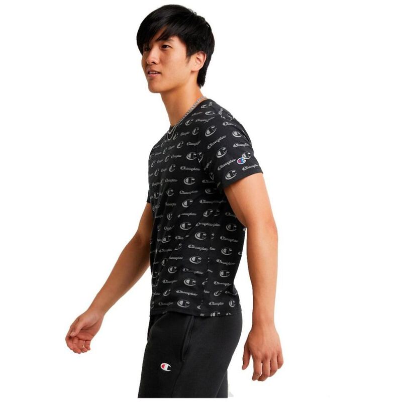 Playera Champion Classic Logo AOP para Hombre image number null