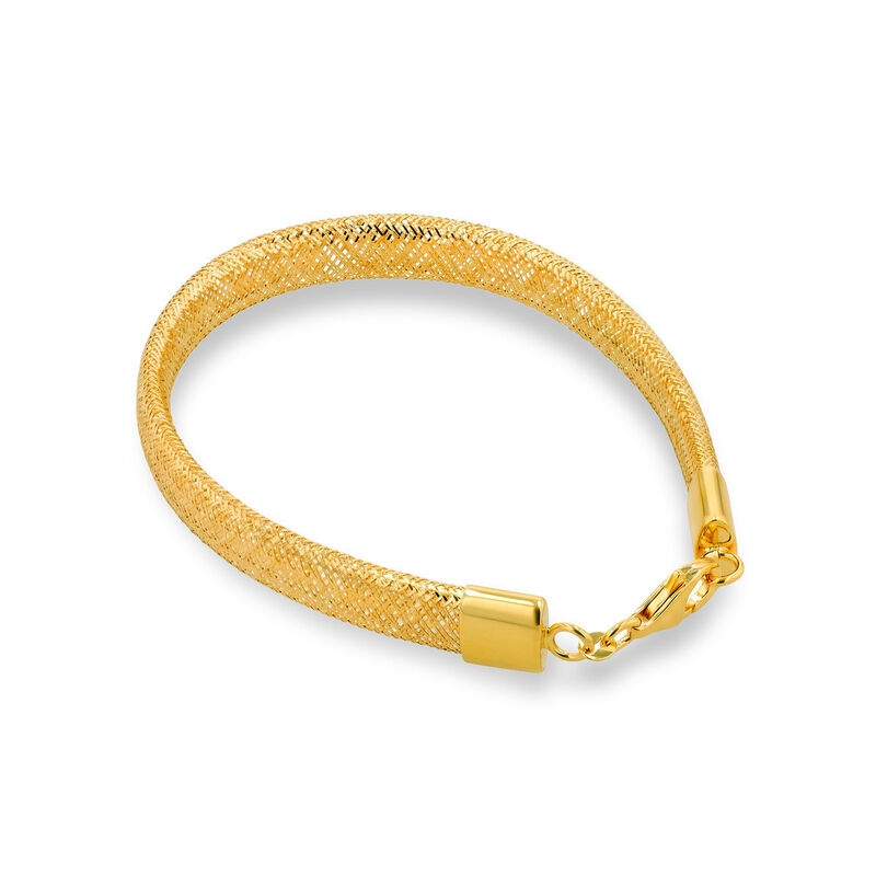 Pulsera De Oro Amarillo 10k (19cm Aprox) image number null