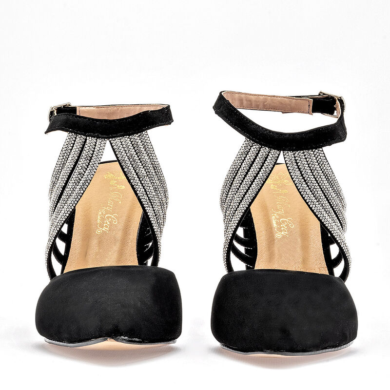 Mary Cecy zapatilla para mujer negro cod 140609... image number null