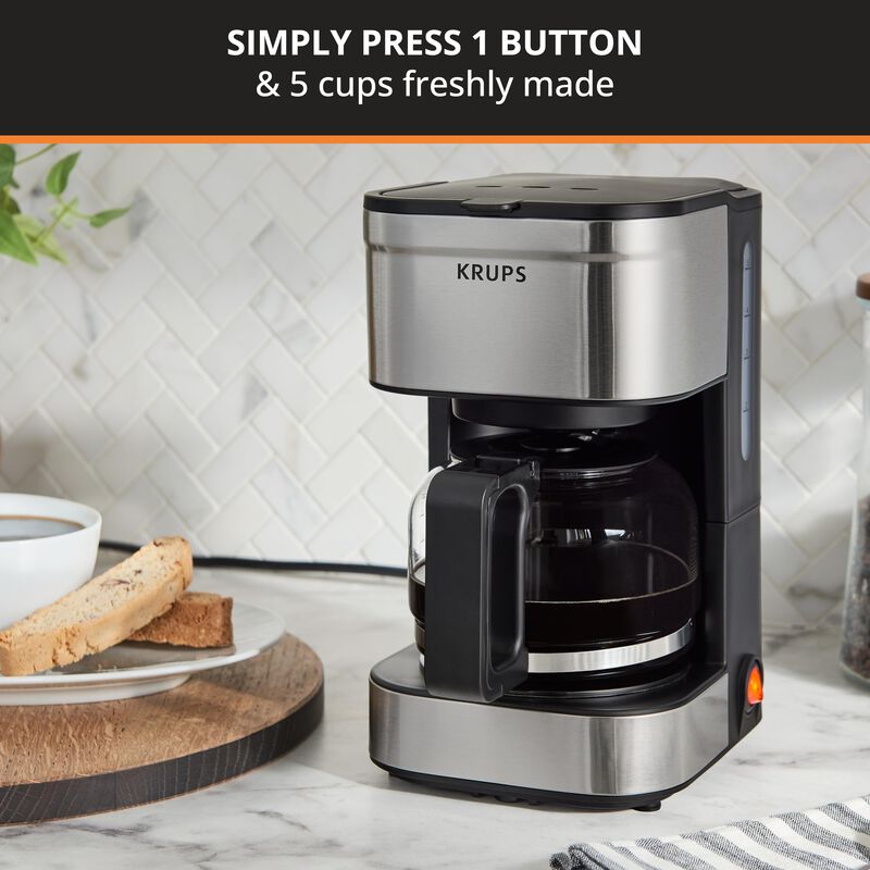 Cafetera Krups Simply Brew Compact De Acero Ino... image number null