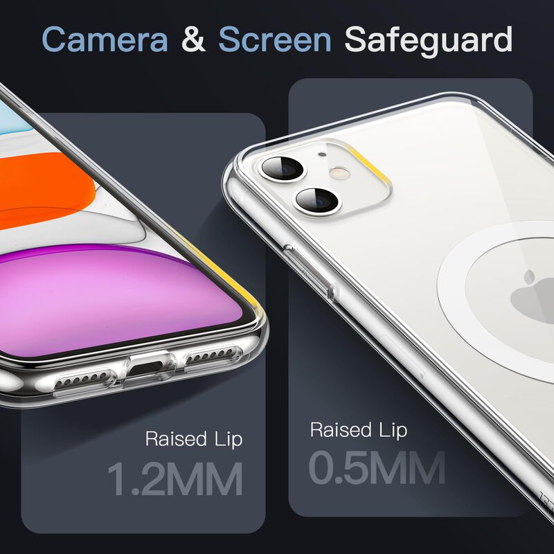 Funda Magn&eacute;tica Jetech para iPhone 11 Transpare... image number null
