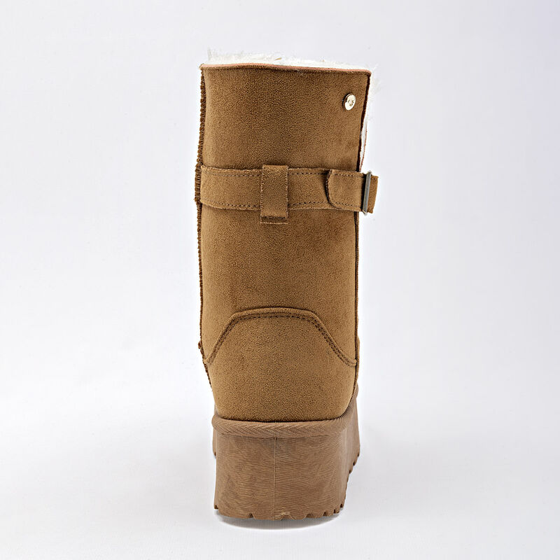 Moramora Bota con peluche para mujer camel image number null