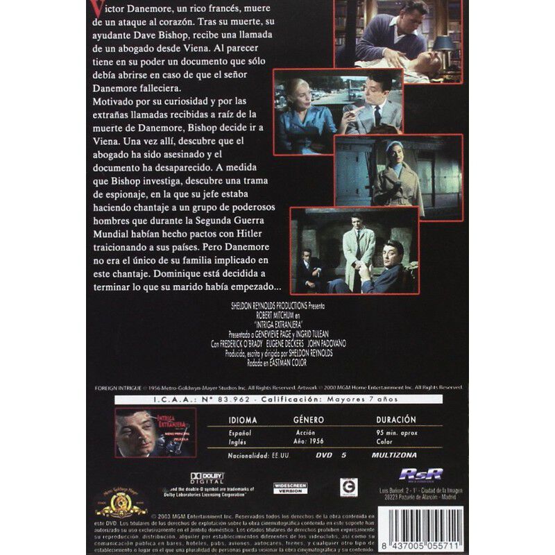 Intriga Extranjera [dvd] (1956) Intriga Extranj... image number null