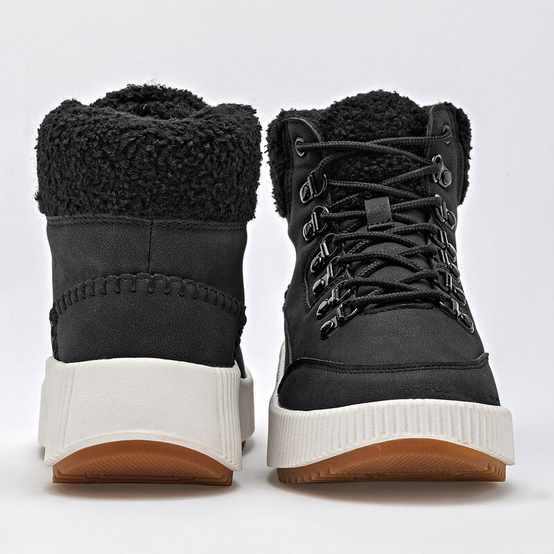Been Class Bota con peluche para mujer negro, i... image number null