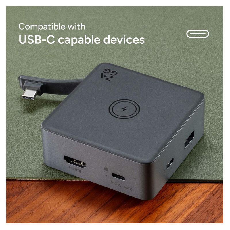 Adaptador USB-C 4 Puertos Negro ZAGG image number null