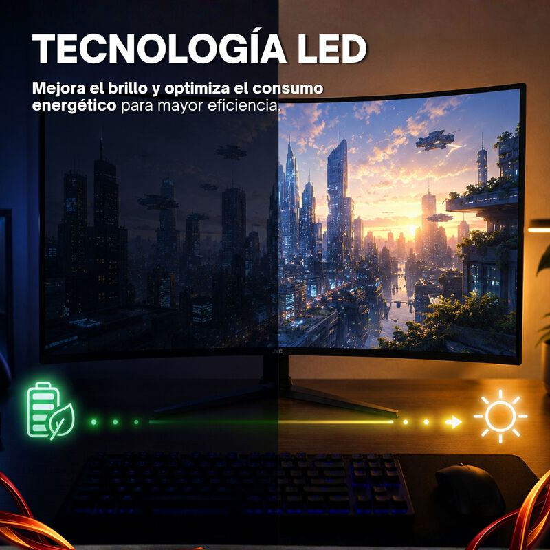 Jvc Pack 2 Gaming Monitor 32 Pulgadas  Full Hd ... image number null